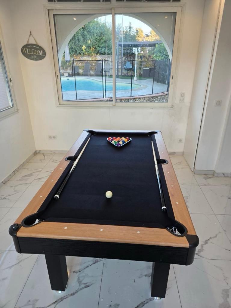 3 Pieces Climatise En Rez De Jardin Avec Piscine Daire Villeneuve-Loubet Dış mekan fotoğraf